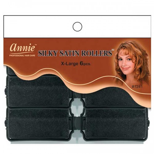 Annie Silky Satin Rollers X- Large #1241
